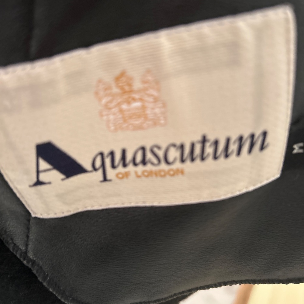 Aquascutum Genuine Shearling Black Jacket - Picture 4 of 7